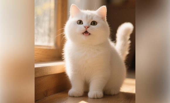 Cute Chubby Kitten